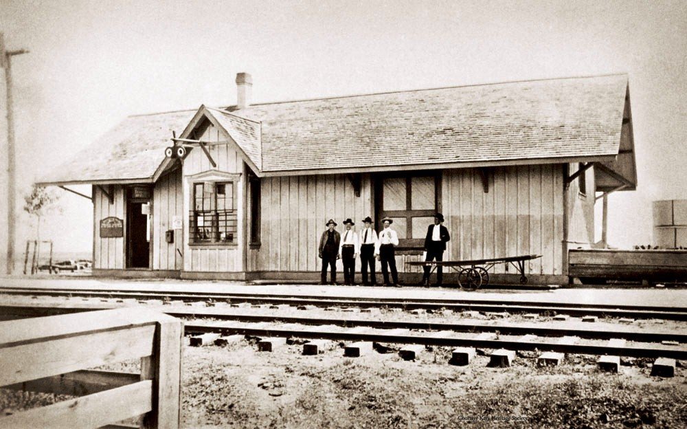 A 1910 photo of the Katy Depot, which will be celebrated Saturday.